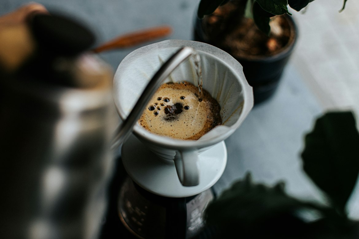 Café recién servido
